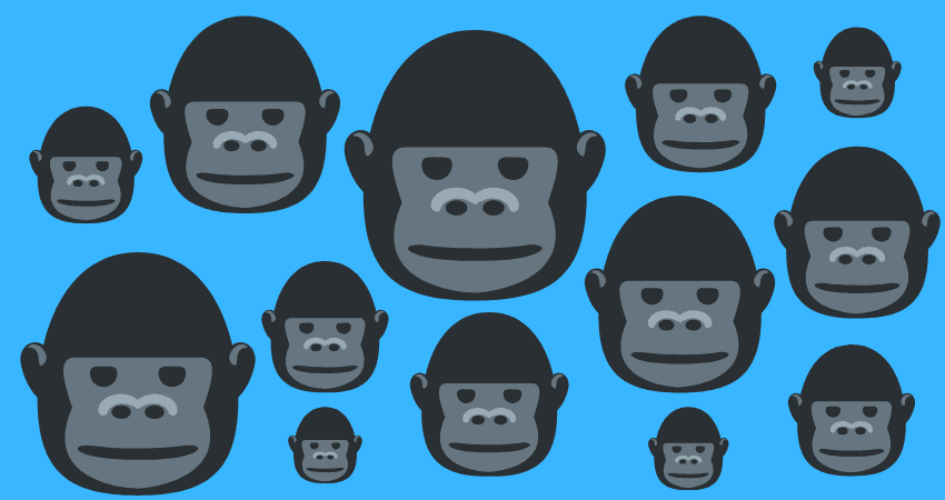 Gorilla Emoji 🦍 Bedeutungen | Chats | Kopieren & Einfügen