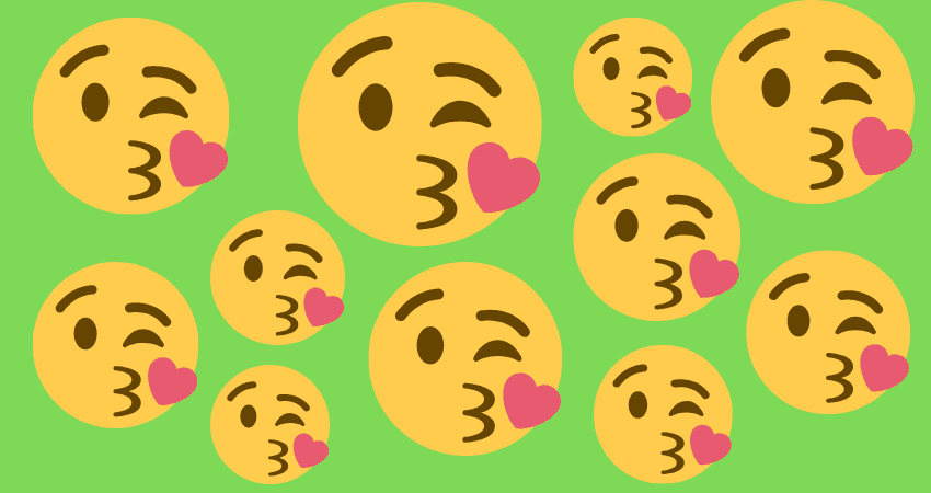 Kuss zuwerfender Smiley 😘 Bedeutungen | Chats | Kopieren