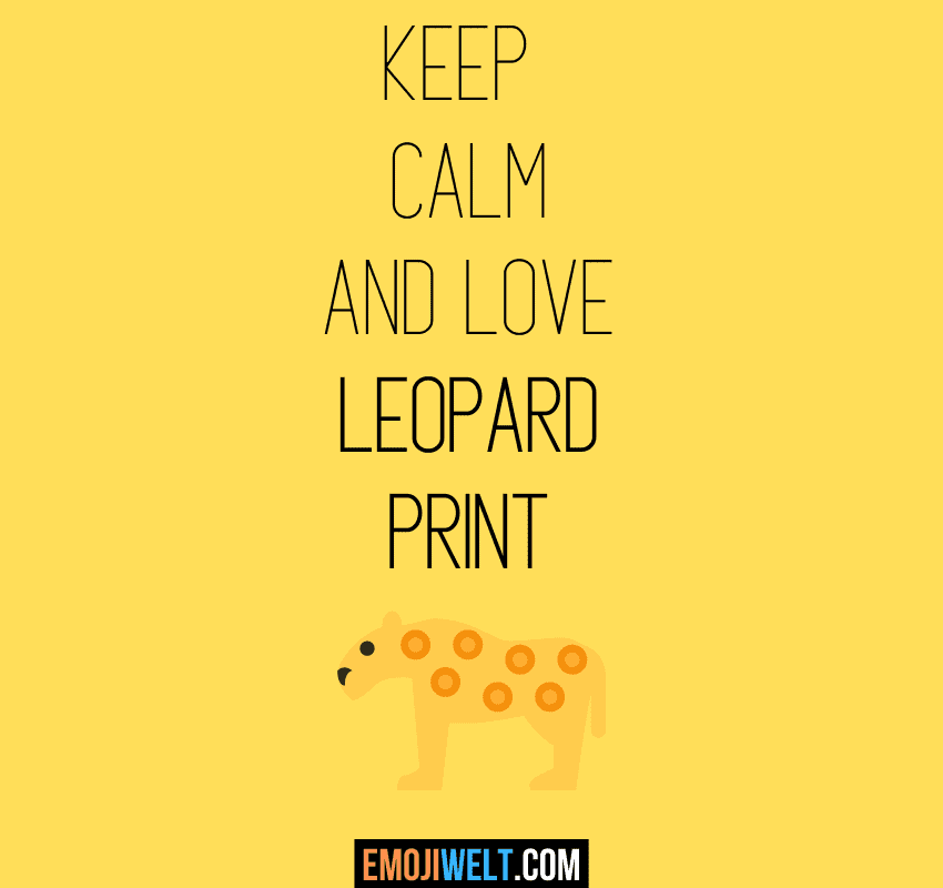 Leopard Emoji 🐆 Bedeutungen | Chats | Kopieren & Einfügen