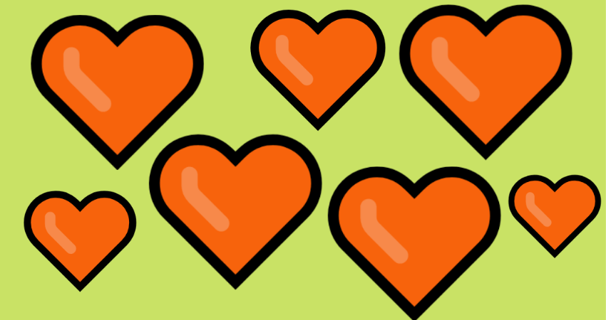 Orangenes Herz Emoji Symbol 🧡 Bedeutungen | Chats | Kopieren