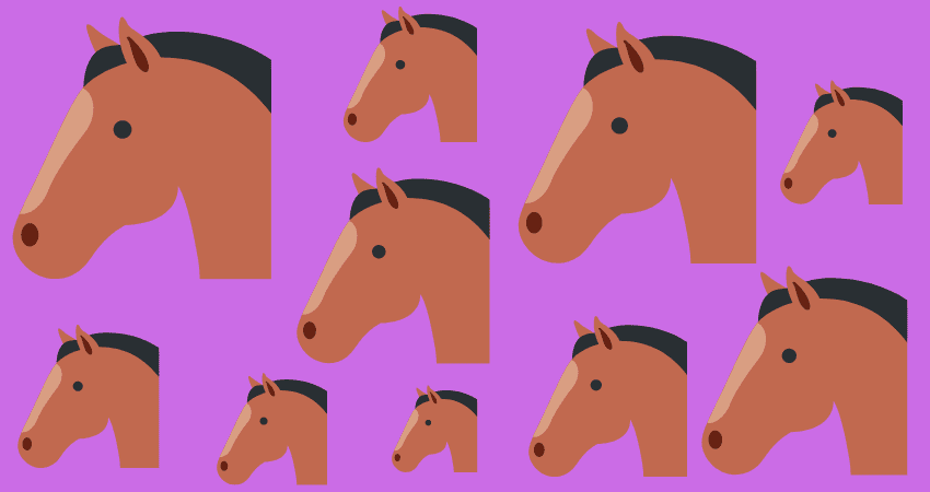 Pferdegesicht Emoji 🐴 Bedeutungen | Chats | Kopieren