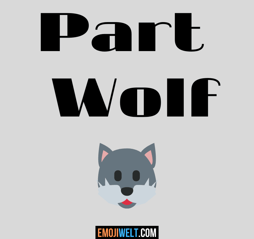 Wolf Emoji 🐺 Bedeutungen | Chats | Kopieren & Einfügen
